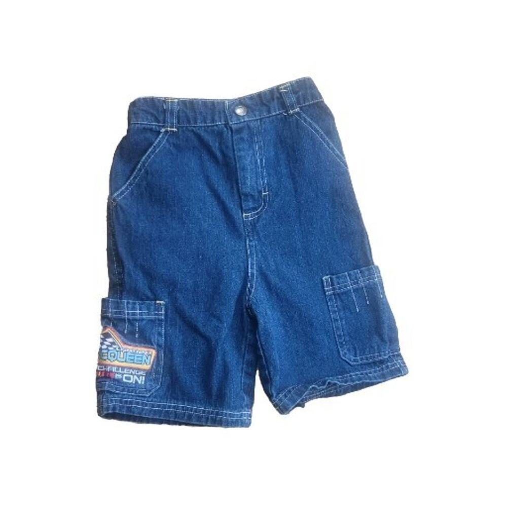 Vintage Disney Lighting Mcqueen Deniem Shorts Boy Sz 3T